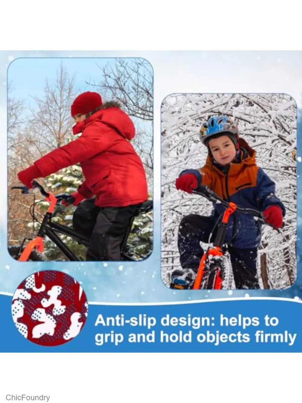 8 Pack Kids Knitted Beanie Hats and Gloves Set Winter Cold Weather Accessories
